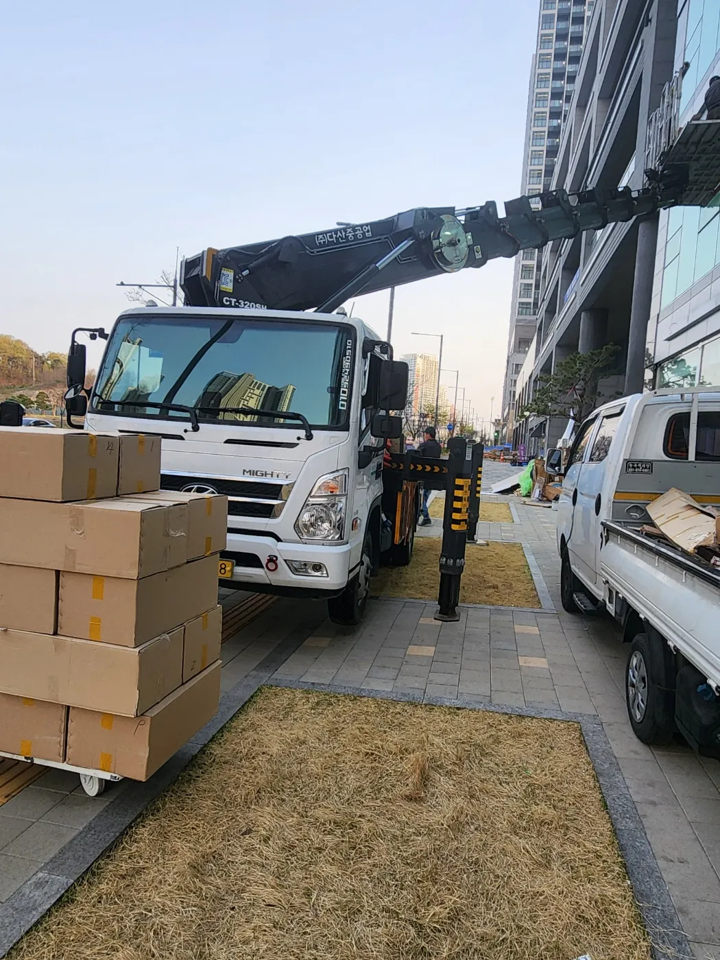 의왕 포일동 빌딩 유리 교체